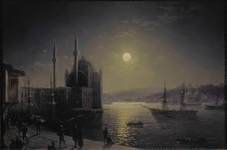 Moon Night i Bosphorus - 1894