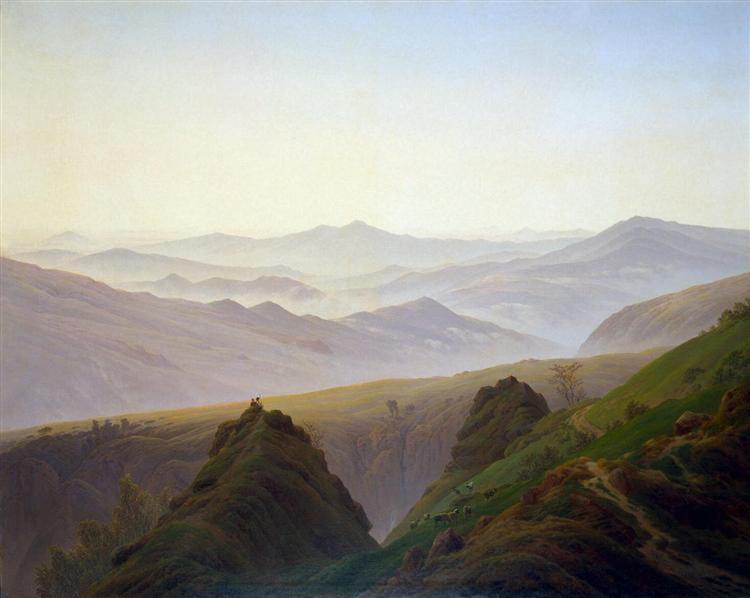 Manhã nas montanhas - 1823