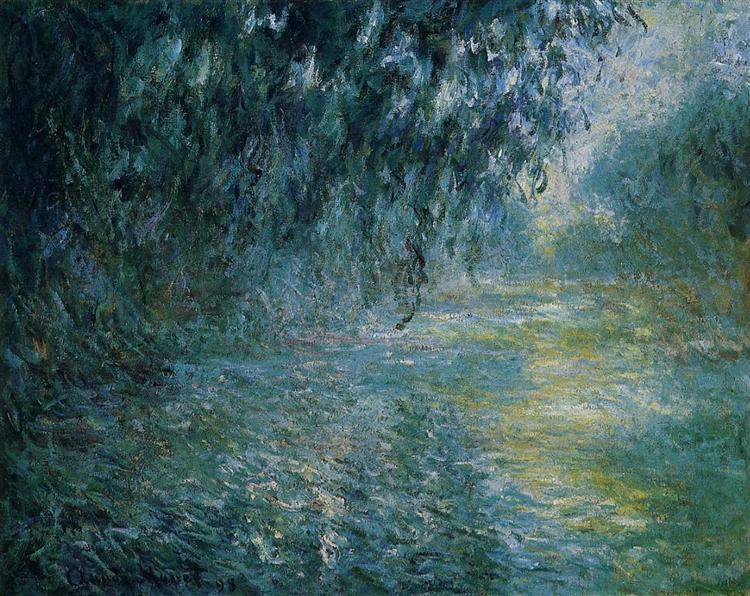 Morgen in der Seine im Regen - 1898