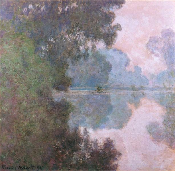 Morning on the Seine - Near Giverny - 1896