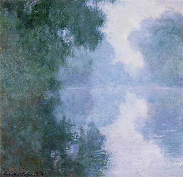 Jutro w Sena niedaleko Giverny - La Niebla - 1893