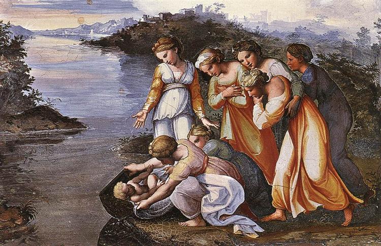 Moses saved from water - 1519