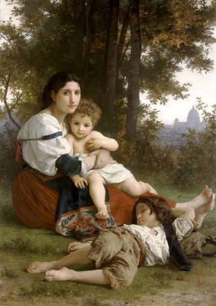 Mutter und Kinder - 1879