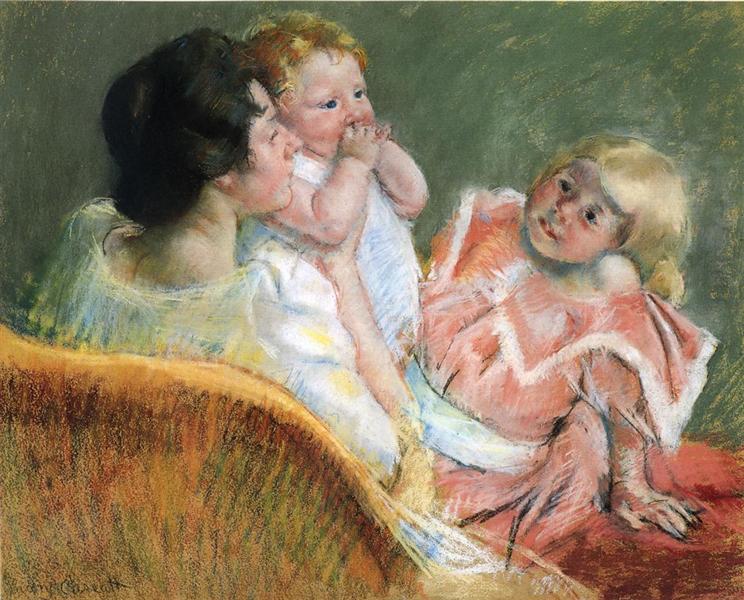 Mère et enfants - 1901