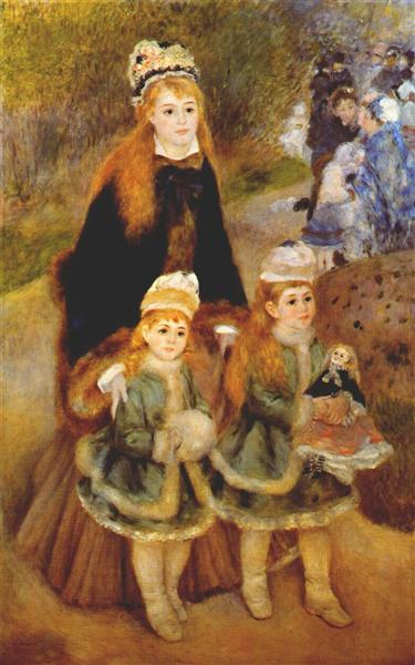 MOTHER AND CHILDREN - 1875