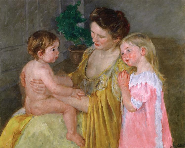 Madre e due figli - 1906