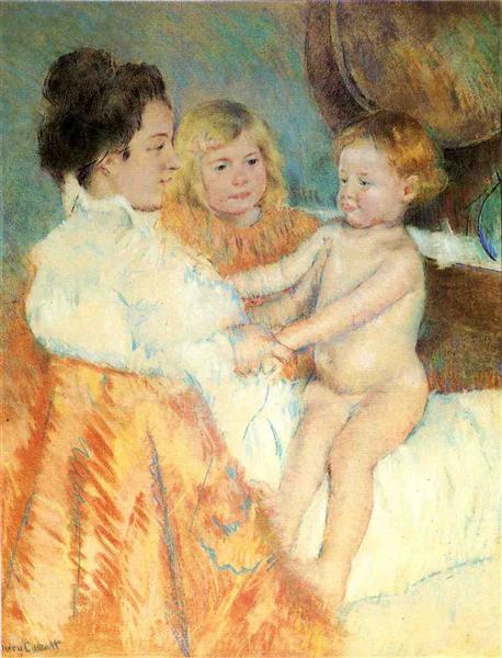 Moeder Sara and the Baby - 1902