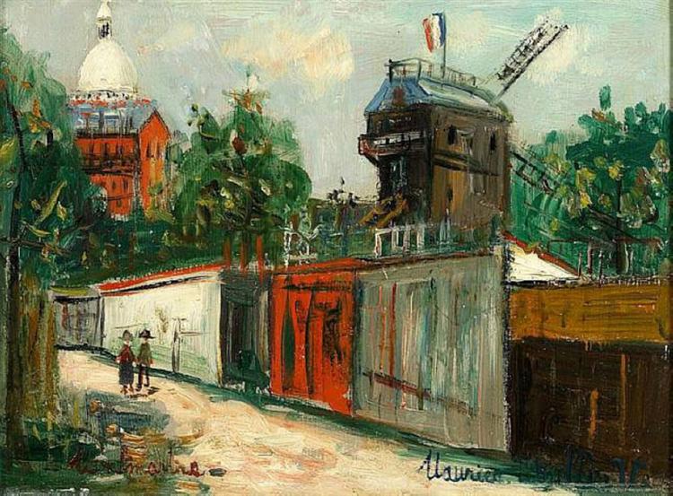 Moulin de la Galette e coração sagrado