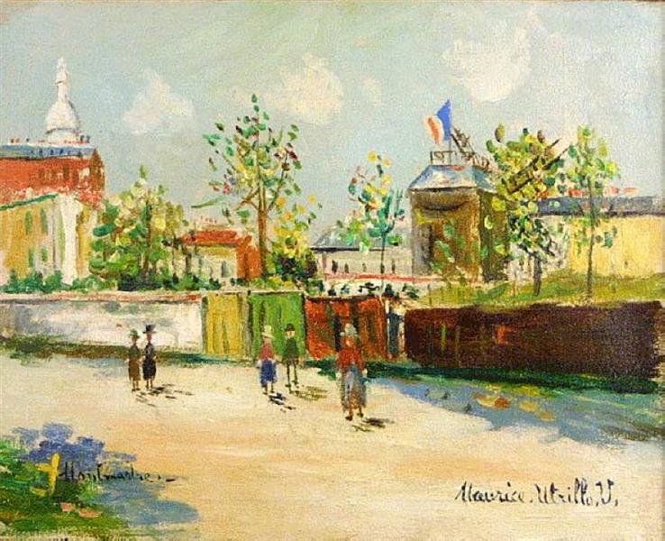 Moulin de la Galette em Montmartre