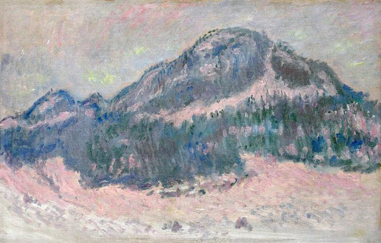 Mount Kolsaas - Rose Reflection - 1895