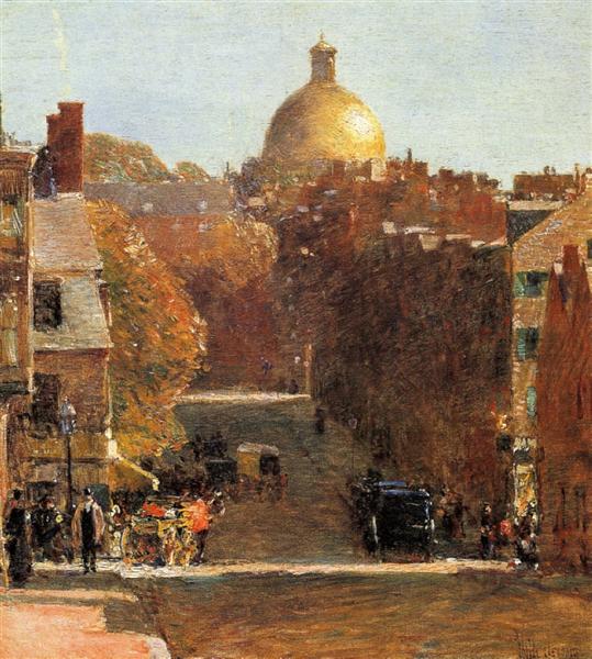 Rua Mount Vernon - Boston - 1890