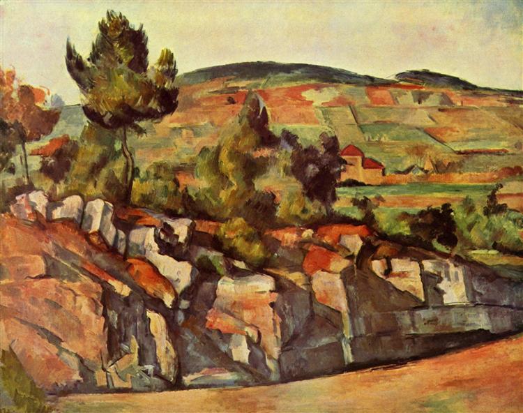 Berge in Provence - 1890