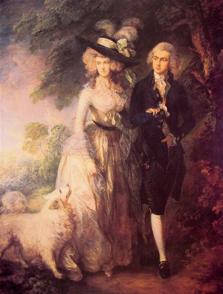 Mr. and Mrs. William Hallett (the morning ride) - 1785