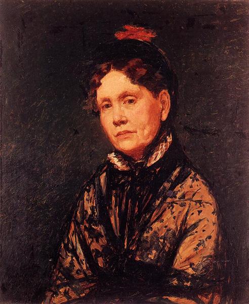 Fru Robert Simpson Cassatt - 1873