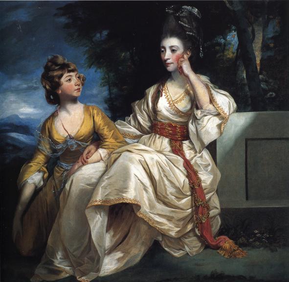 Lady Thrale and Her Daughter Hester (Queeney) - 1778