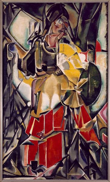 Mujer Con Abanico - 1916