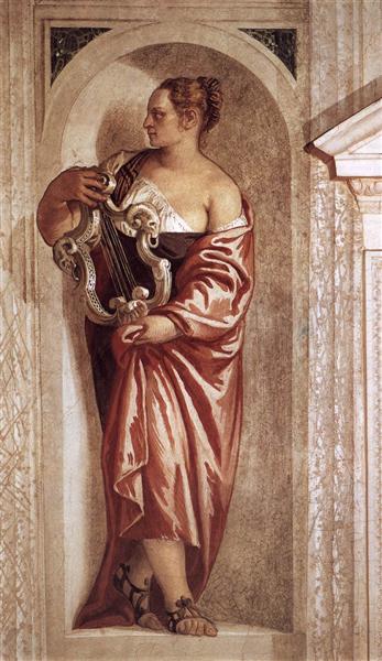 Muse with Lyre - 1561