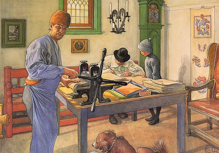 Il mio laboratorio acido (dove faccio le mie incisioni) - 1910