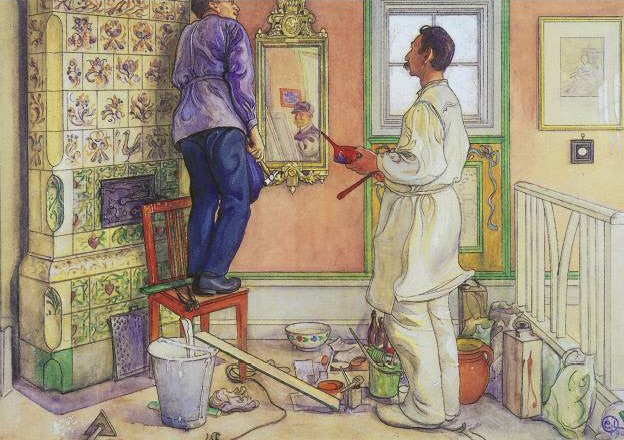 My friends: the carpenter and the painter - 1909