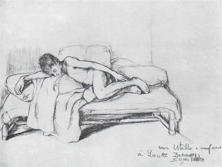 Mon utrillo à l'âge de neuf ans - 1892