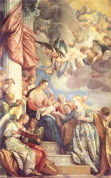 Mystical Wedding of Saint Catherine - 1575