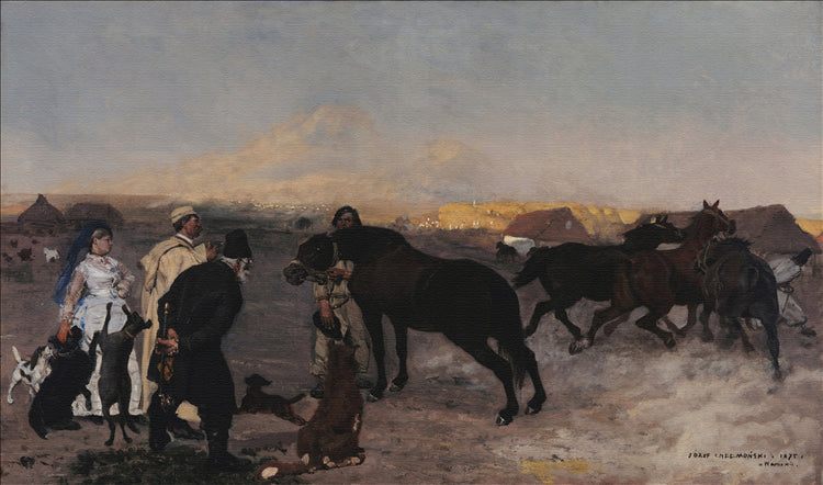 I en gård - 1875