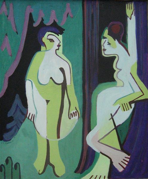 Naked women in La Pradera - 1928