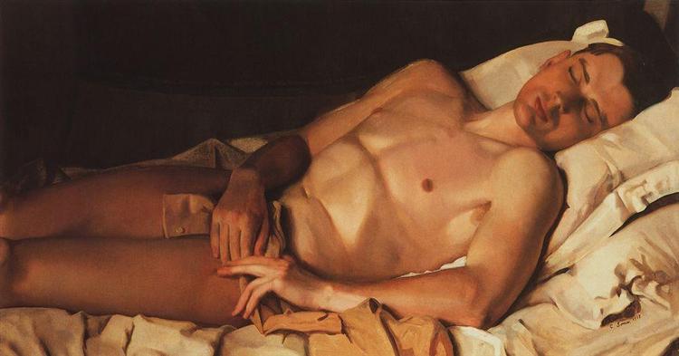 Naked Young Man (B. Snezhkovsky) - 1937