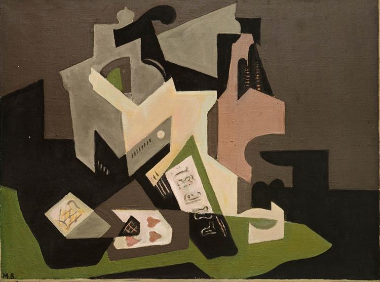 Still Life With game letters - 1919