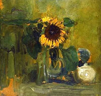 Still Life With Sunflower - 1907