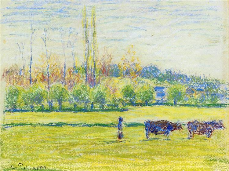 Perto de Eragny - 1887