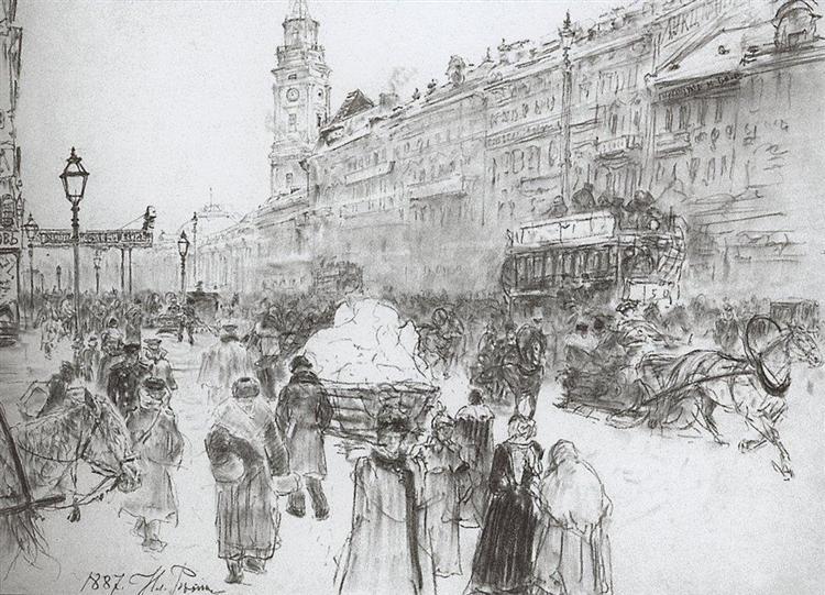 Avenida Nevski -1887年