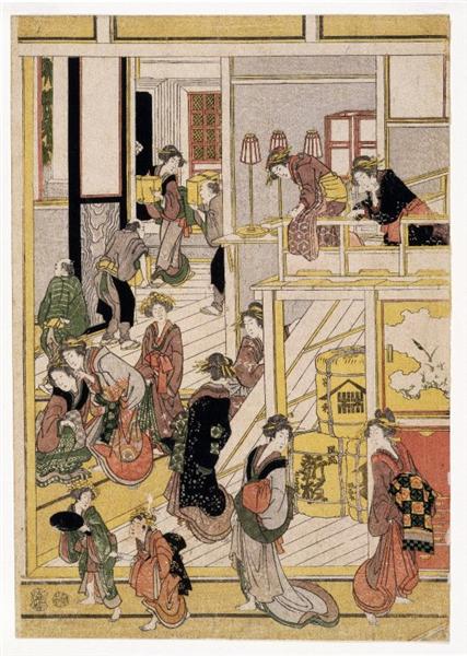 Capodanno di Ogi -ya Tea House - 1812