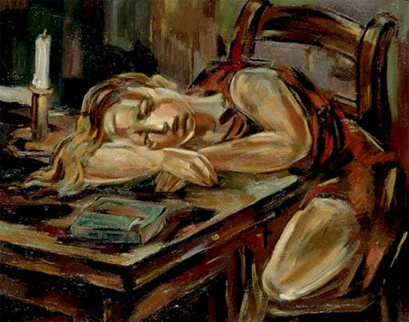 Sleeping girl - 1925