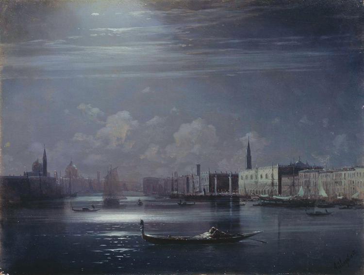 Paesaggio notturno. Venezia