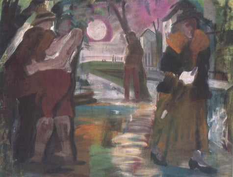 Night on the outskirts of the city - 1931