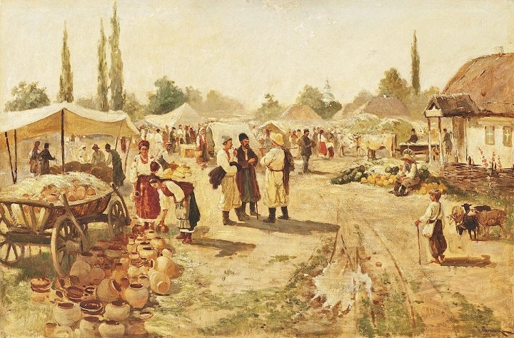 Ukrainian farmers market