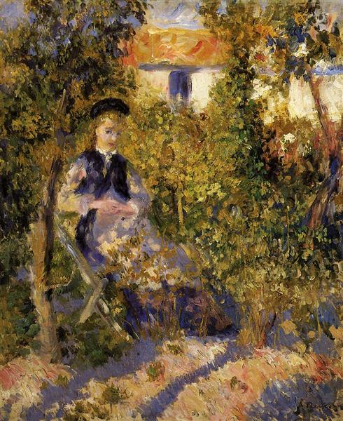 Nini in the Garden - 1876