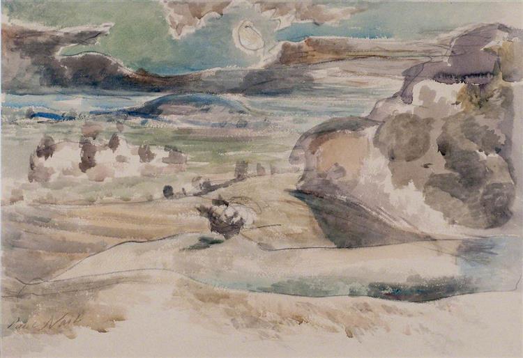 Night - Landscape of the Valley - 1944