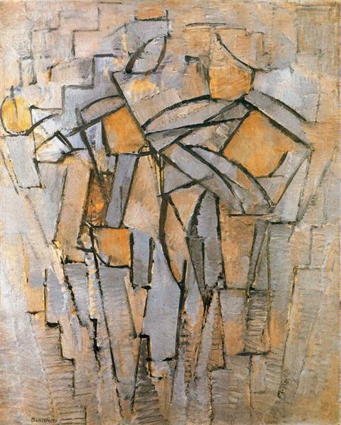 Composition gris bleu - 1913