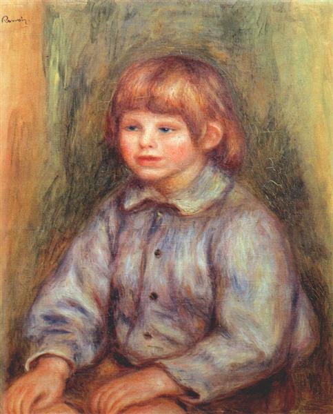 Retrato Sentado De Claude Renoir - 1909