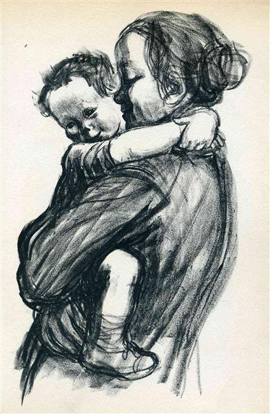 Madre con figlio - 1933