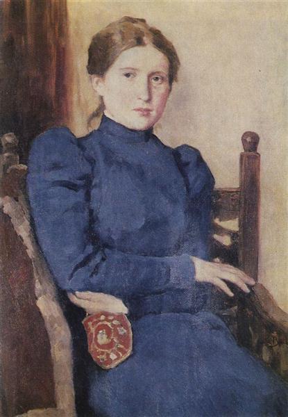 Retrato De Tv Vasnetsova - 1901