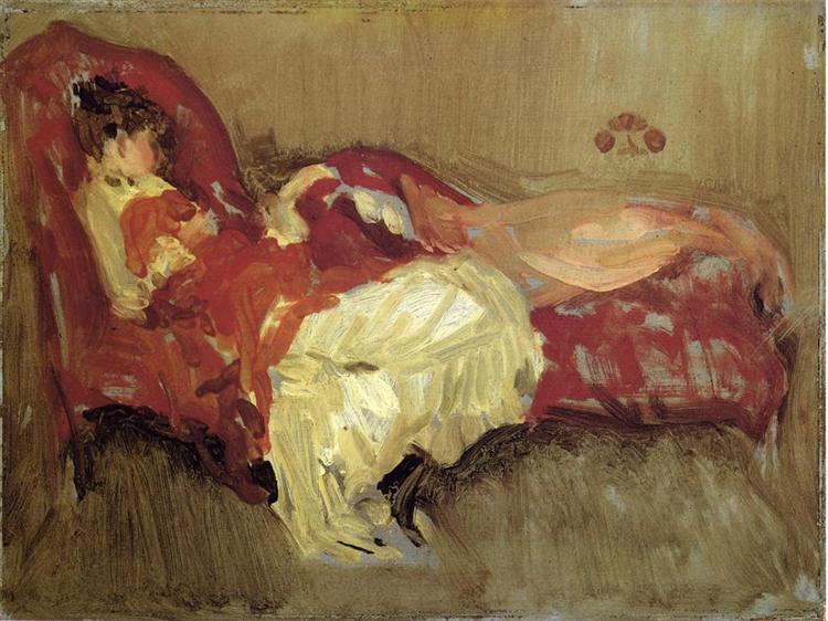 Czerwona uwaga - La Siesta - 1875