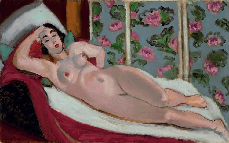 Nu sur la chaise longue 1923 