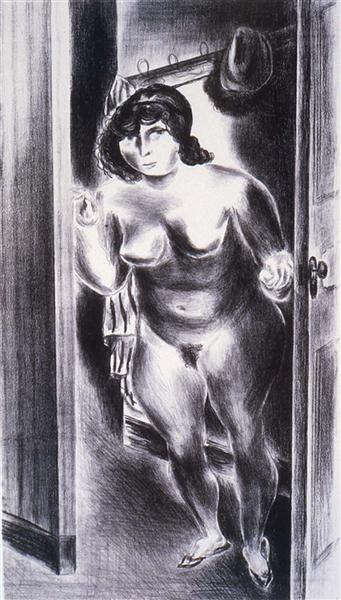 Desnudo En La Puerta - 1928