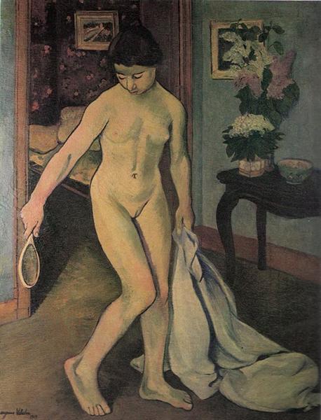 Naked before the mirror - 1909