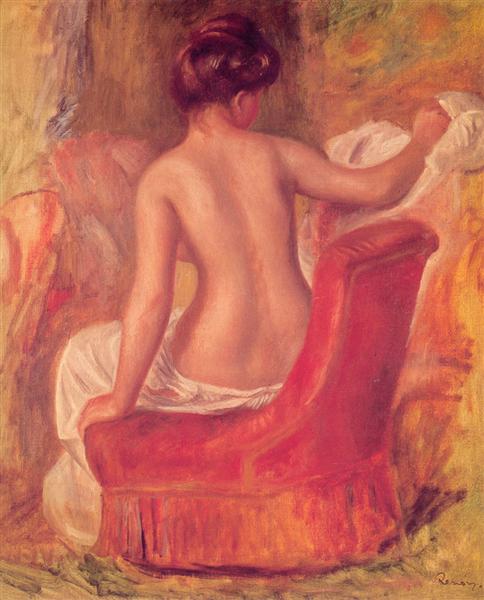 Nude in a chair - 1900