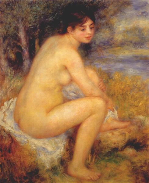 Nudo in un paesaggio - 1883