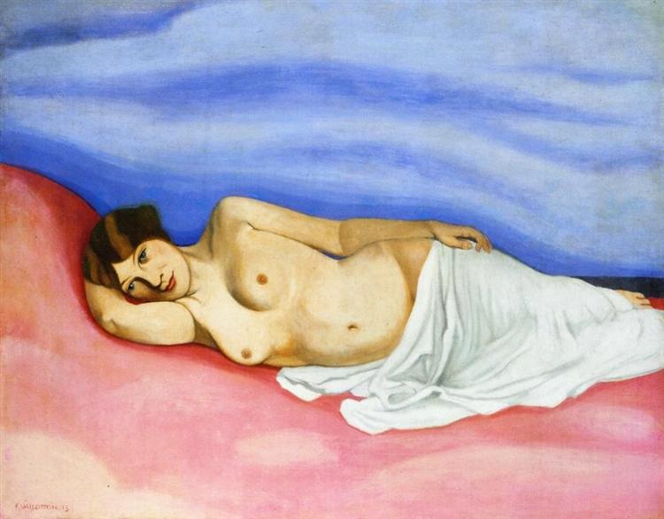 Nude in bed - 1913